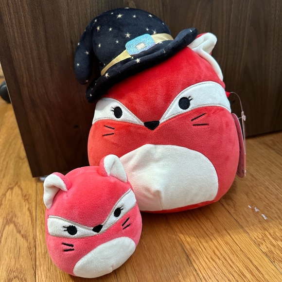 Squishmallows Other - Fifi ❤️the Fox With Witch Hat and Squishville Fifi! Squishmallows Halloween